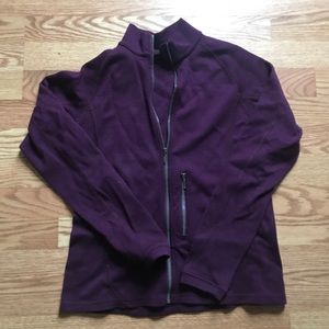 Ibex women’s zipped merino wool jacket